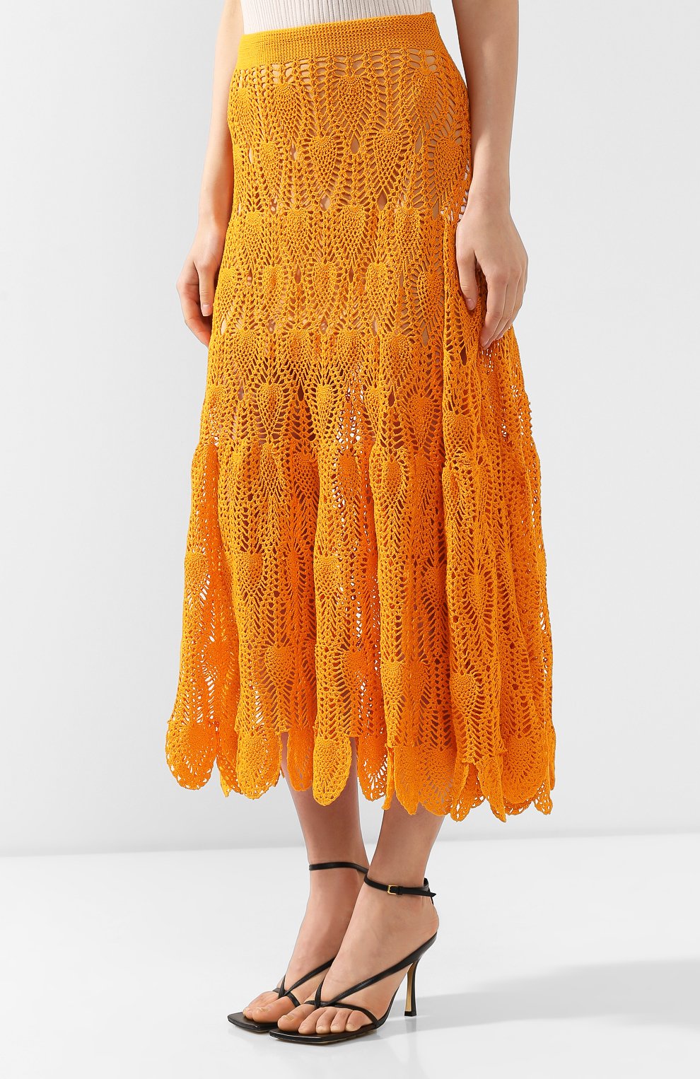 Хлопковая юбка LOEWE, арт. S32950700T, фото 3