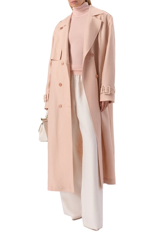 Льняной тренч MVST M26.2PW.J905/T30 Розовый  M26.2PW.J905/T30 Фото 2