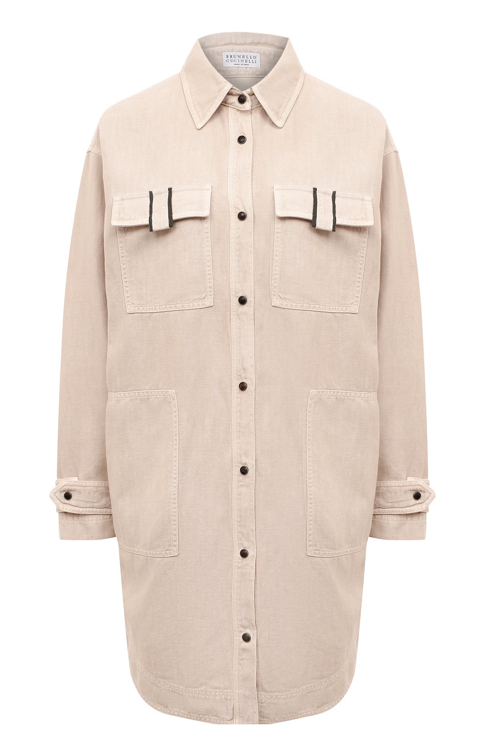 Рубашка из хлопка и шелка BRUNELLO CUCINELLI, арт. ML996NG716, фото 1