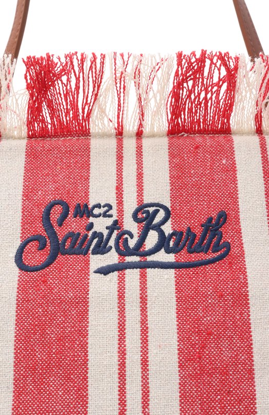 Сумка City medium MC2 Saint Barth CBMF001-01761L/CITY BAG MID FRINGE Красный  CBMF001-01761L/CITY BAG MID FRINGE Фото 6