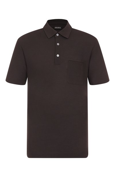 Мужское хлопковое поло ZEGNA, арт. F752/UF392A9