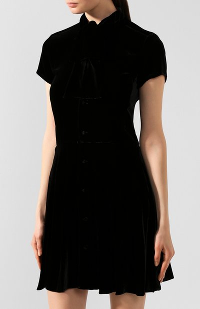 Бархатное платье POLO RALPH LAUREN черного цвета по цене 48350 руб., арт. 211767879, фото 3 Бархатное платье POLO RALPH LAUREN, арт. 211767879, фото 3