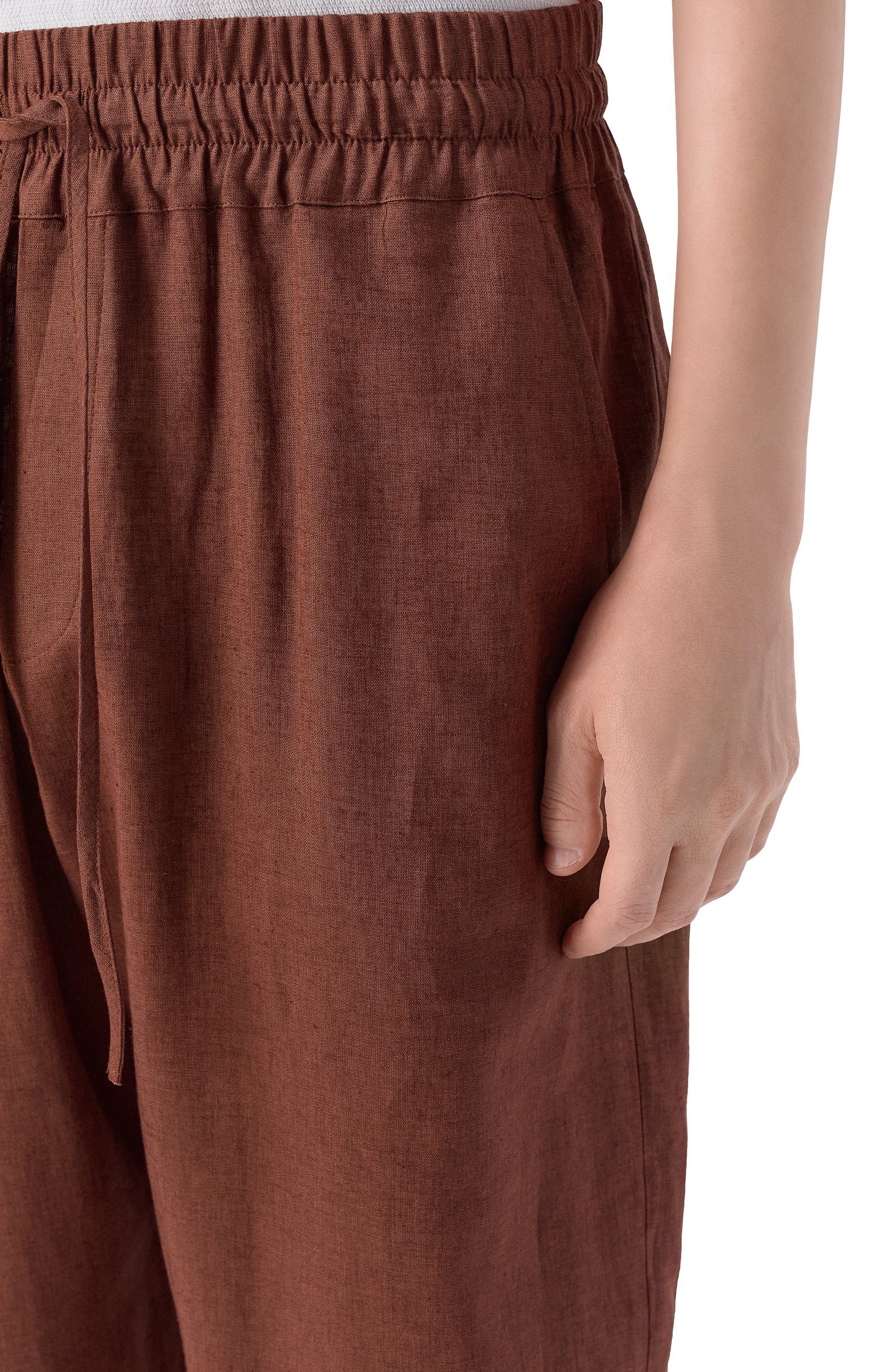 Брюки изо льна и вискозы HINNOMINATE, арт. HMABM01552, фото 5