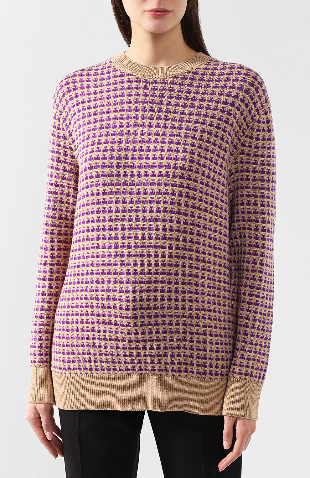 Пуловер из смеси кашемира и шерсти DRIES VAN NOTEN, арт. 191-11285-7714, фото 3
