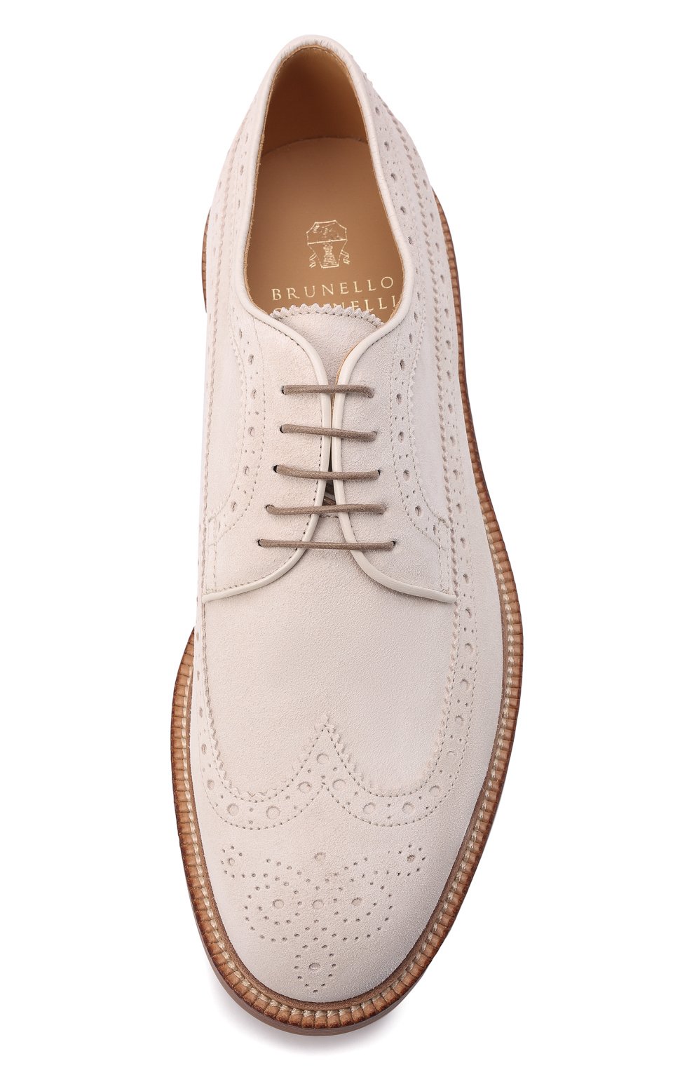 Замшевые дерби BRUNELLO CUCINELLI, арт. MZUS0FU834, фото 6