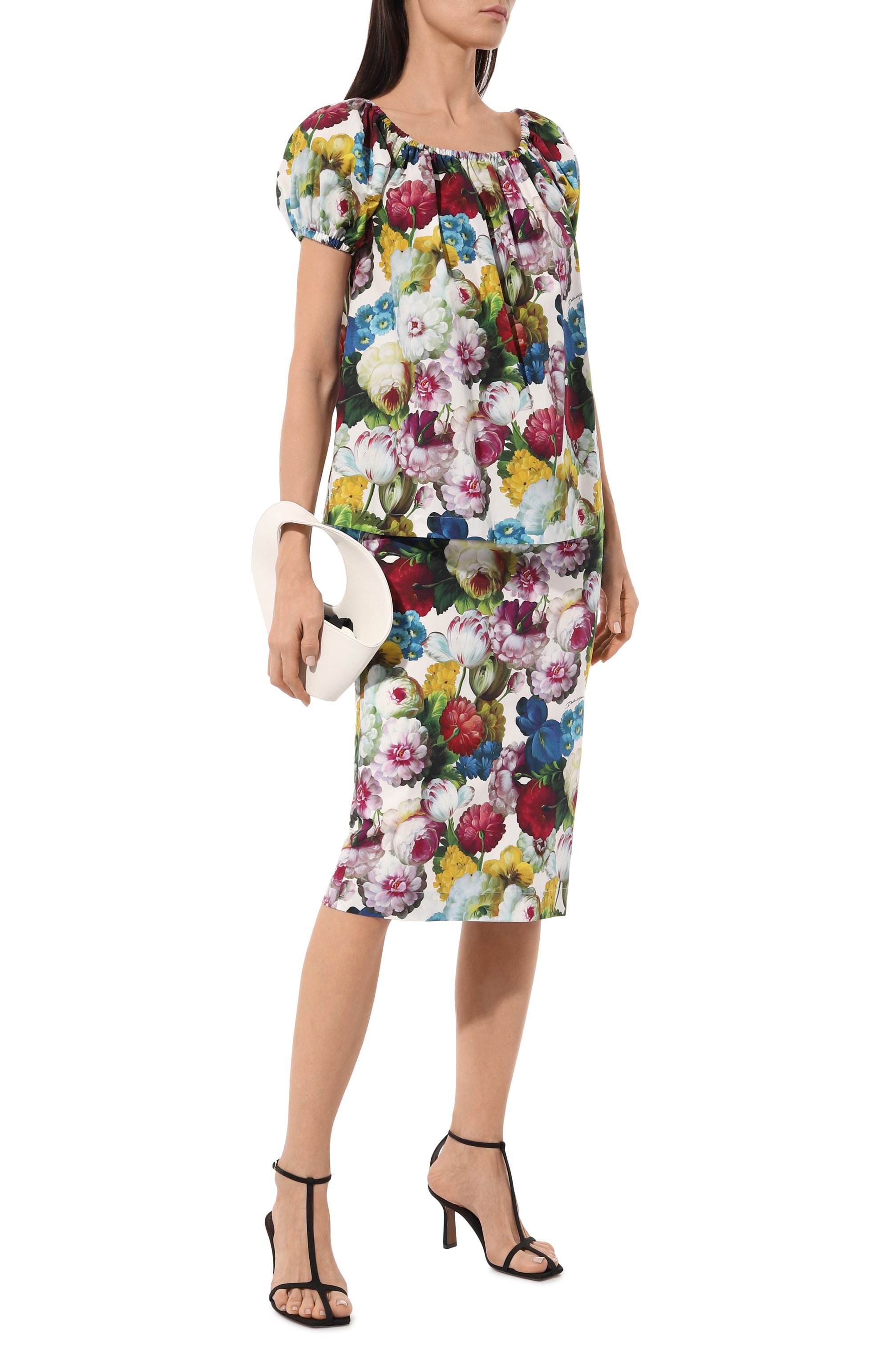 Хлопковая юбка DOLCE & GABBANA, арт. F4CDFT/HS5Q2, фото 2