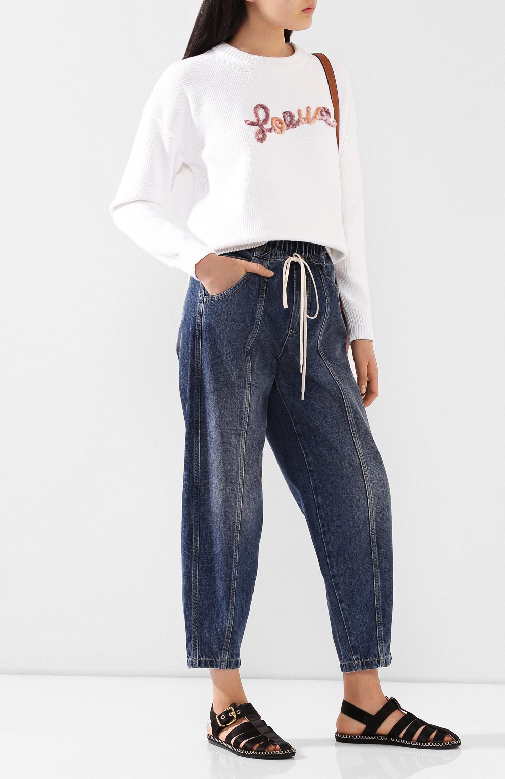 Хлопковый свитер LOEWE, арт. S540333X77, фото 2