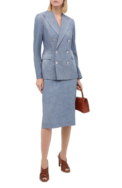 Кожаные босоножки RALPH LAUREN, арт. 800818983, фото 2