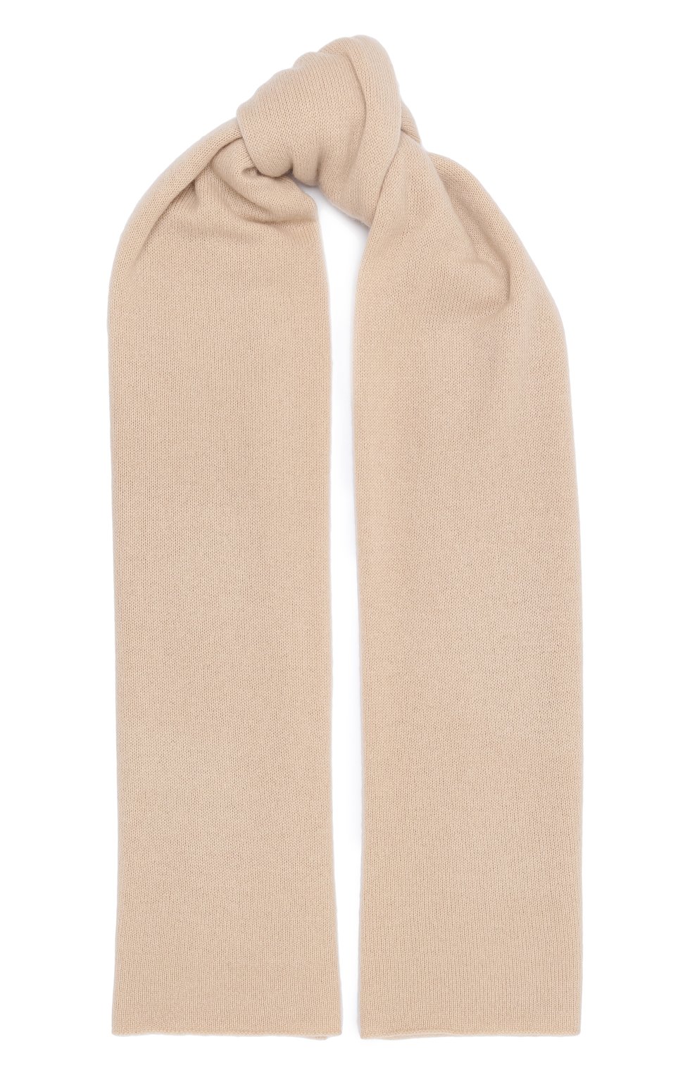 Шерстяной шарф ALLUDE бежевого цвета по цене 25400 руб., арт. 205/11241, фото 1 Шерстяной шарф ALLUDE, арт. 205/11241, фото 1
