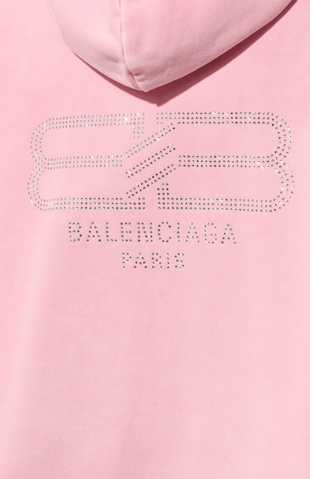 Хлопковое худи BALENCIAGA розового цвета по цене 166000 руб., арт. 739024/T0VU9, фото 5 Хлопковое худи BALENCIAGA, арт. 739024/T0VU9, фото 5