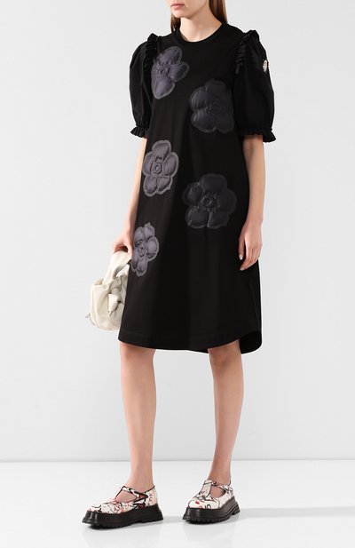 Платье 4 moncler simone rocha MONCLER GENIUS черного цвета по цене 74850 руб., арт. F1-09W-8I700-40-829H6, фото 2 Платье 4 moncler simone rocha MONCLER GENIUS, арт. F1-09W-8I700-40-829H6, фото 2