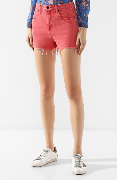 Джинсовые шорты с потертостями ALEXANDER WANG, арт. 4D994339AD, фото 3