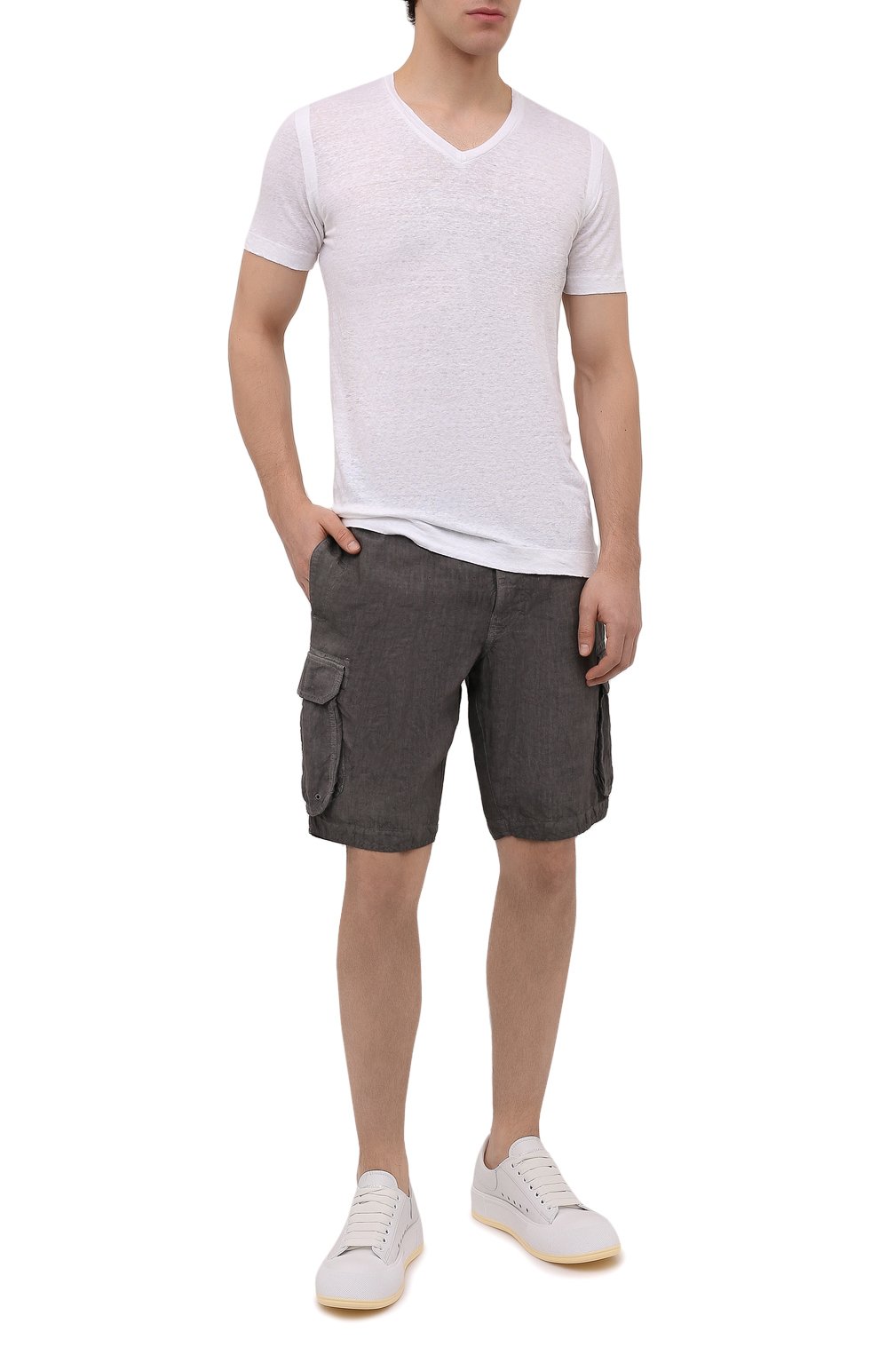 Льняные шорты 120% LINO, арт. V0M2426/0253/S00, фото 2