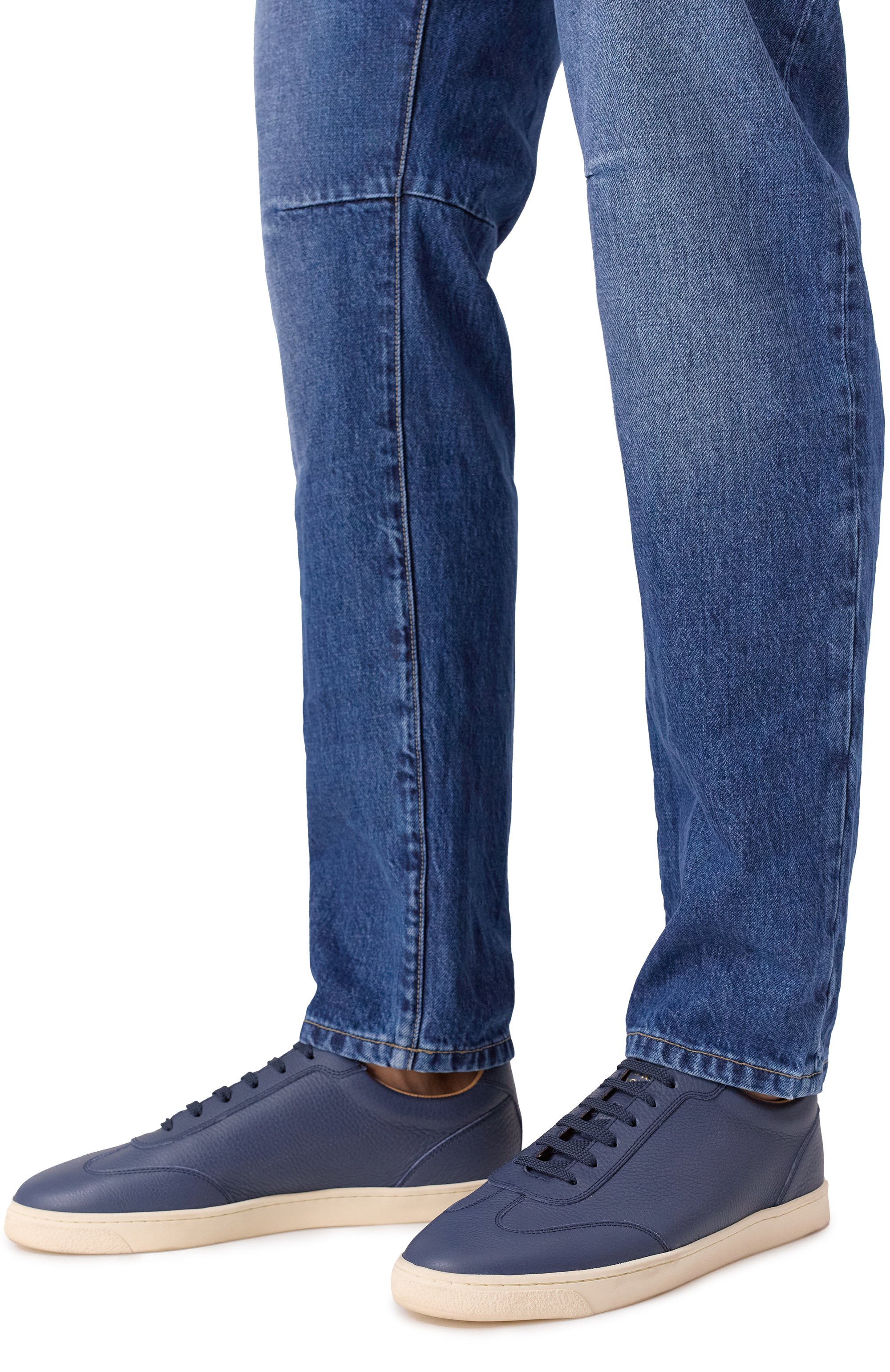 Кожаные кеды BRUNELLO CUCINELLI, арт. MZUDCAN309, фото 3