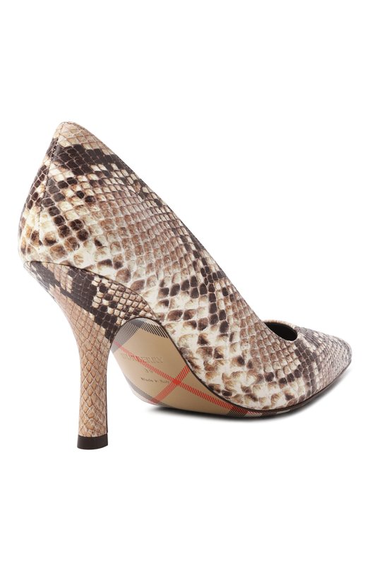 Кожаные туфли Dame 90 Burberry 8126136 Бежевый  8126136 Фото 5