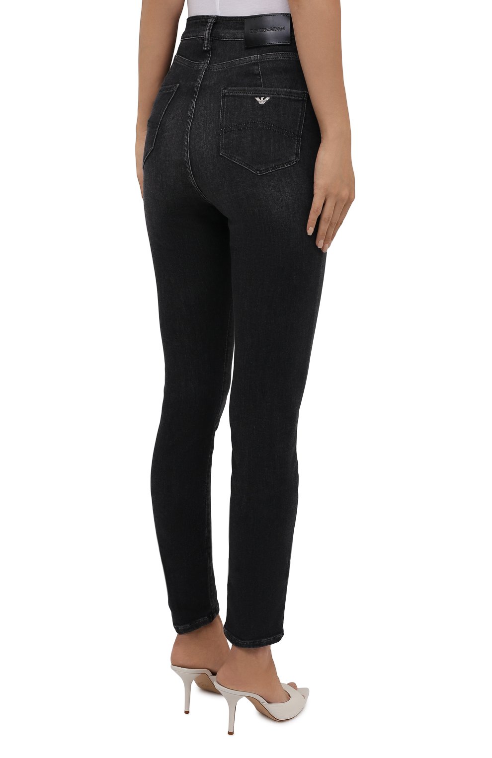 Джинсы EMPORIO ARMANI серого цвета по цене 23150 руб., арт. 6K2J64/2DI7Z, фото 4 Джинсы EMPORIO ARMANI, арт. 6K2J64/2DI7Z, фото 4