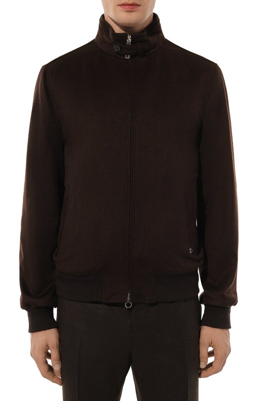 Кашемировый бомбер Stefano Ricci MDJ2300140/C066HC Коричневый  MDJ2300140/C066HC Фото 3