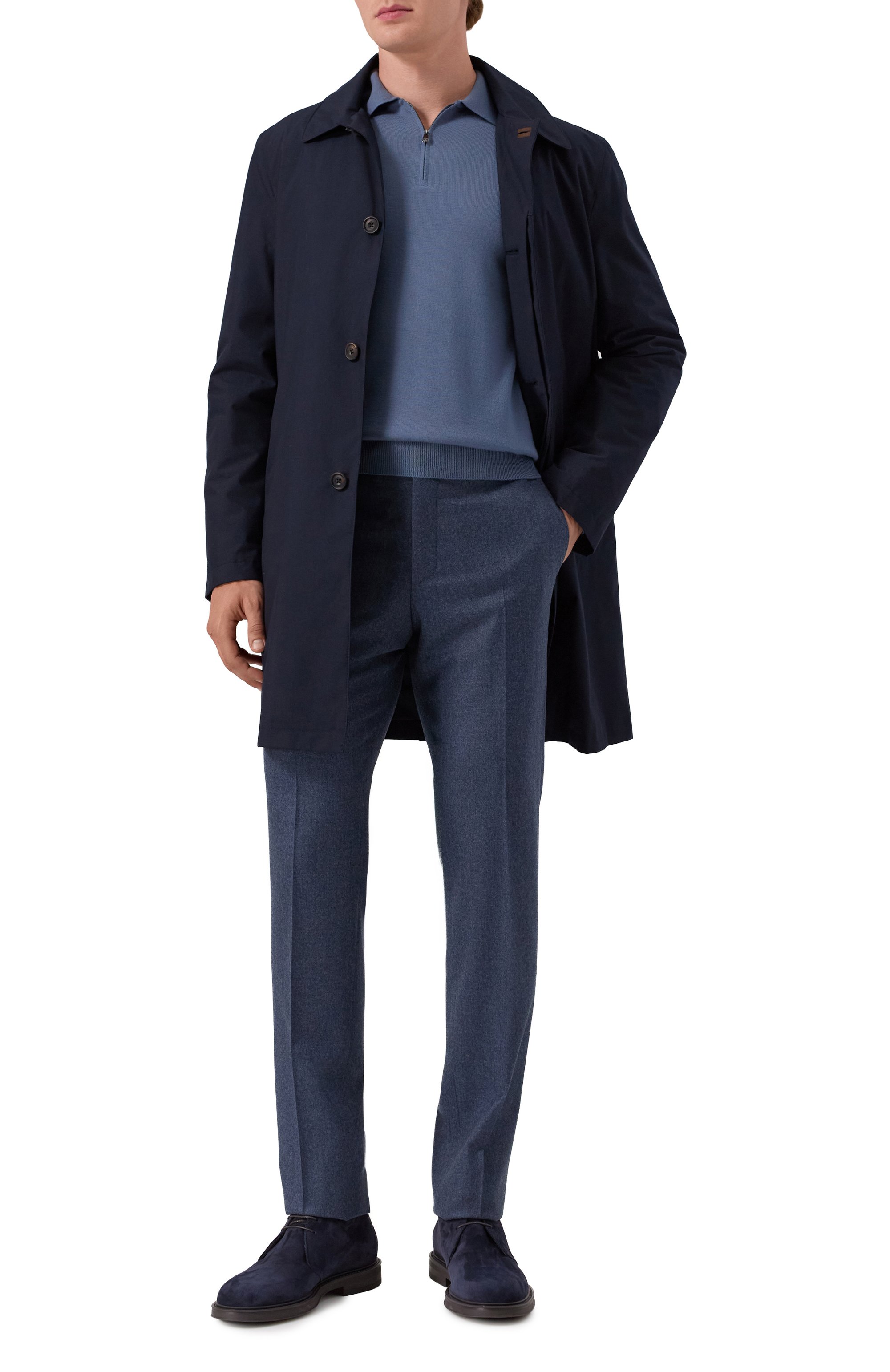 Шерстяные брюки CORNELIANI, арт. 265B01-2618111, фото 2