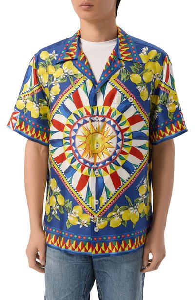 Шелковая рубашка DOLCE & GABBANA, арт. G5JH9T/HI14K, фото 3
