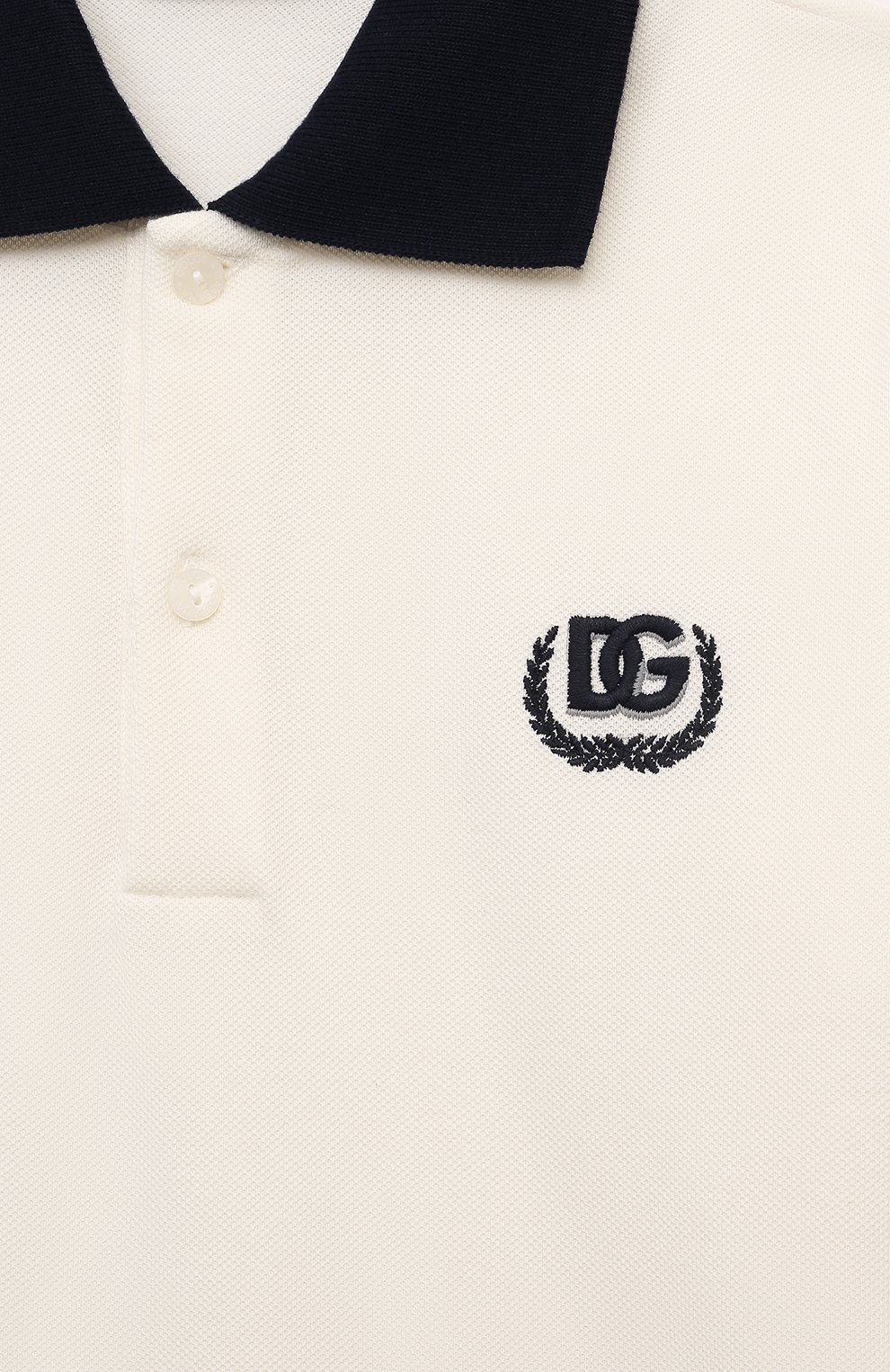 Хлопковое поло DOLCE & GABBANA, арт. L4JTGW/G7N0K, фото 3