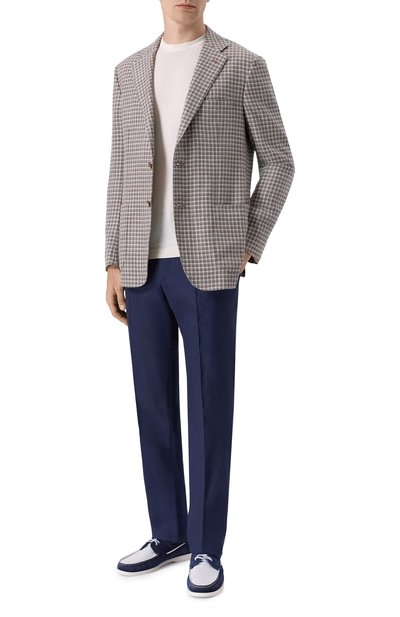 Замшевые топсайдеры KITON, арт. USSA264N0141602, фото 2