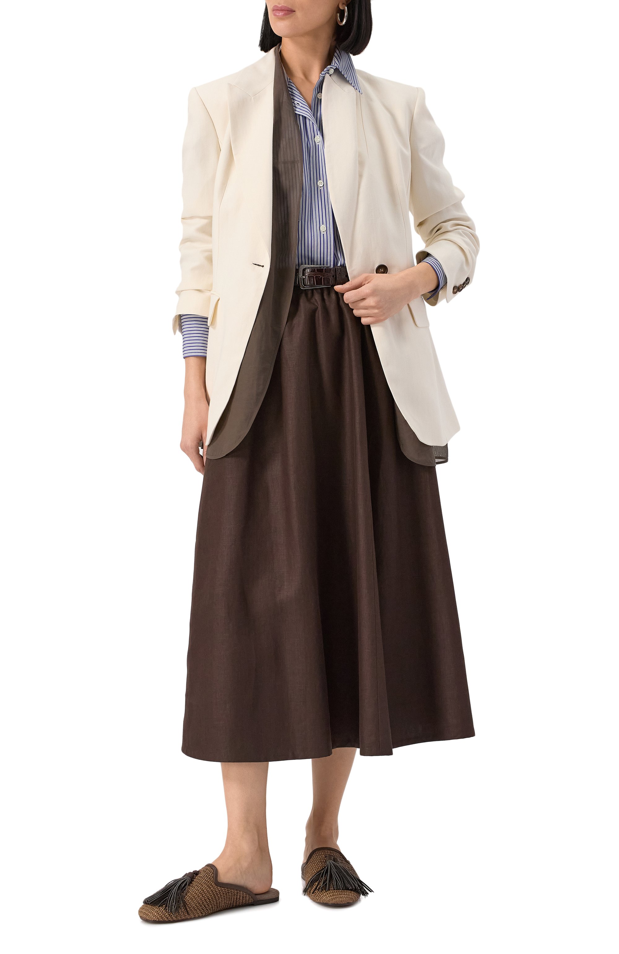 Текстильные сабо BRUNELLO CUCINELLI, арт. MZ39C2938, фото 2