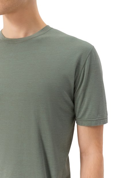 Футболка из шелка и хлопка KITON, арт. UMK063205, фото 5