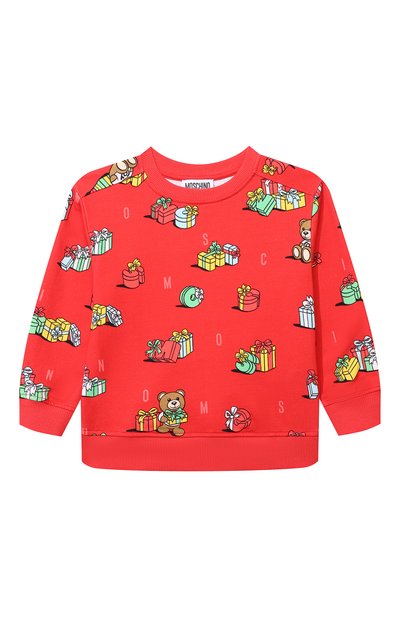 Хлопковый свитшот MOSCHINO, арт. HUF08F/LCB53/4-8