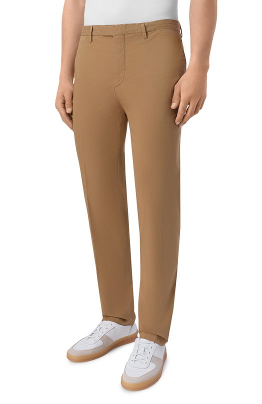 Хлопковые брюки Boglioli 80882Q/SB5751 Коричневый  80882Q/SB5751 Фото 3