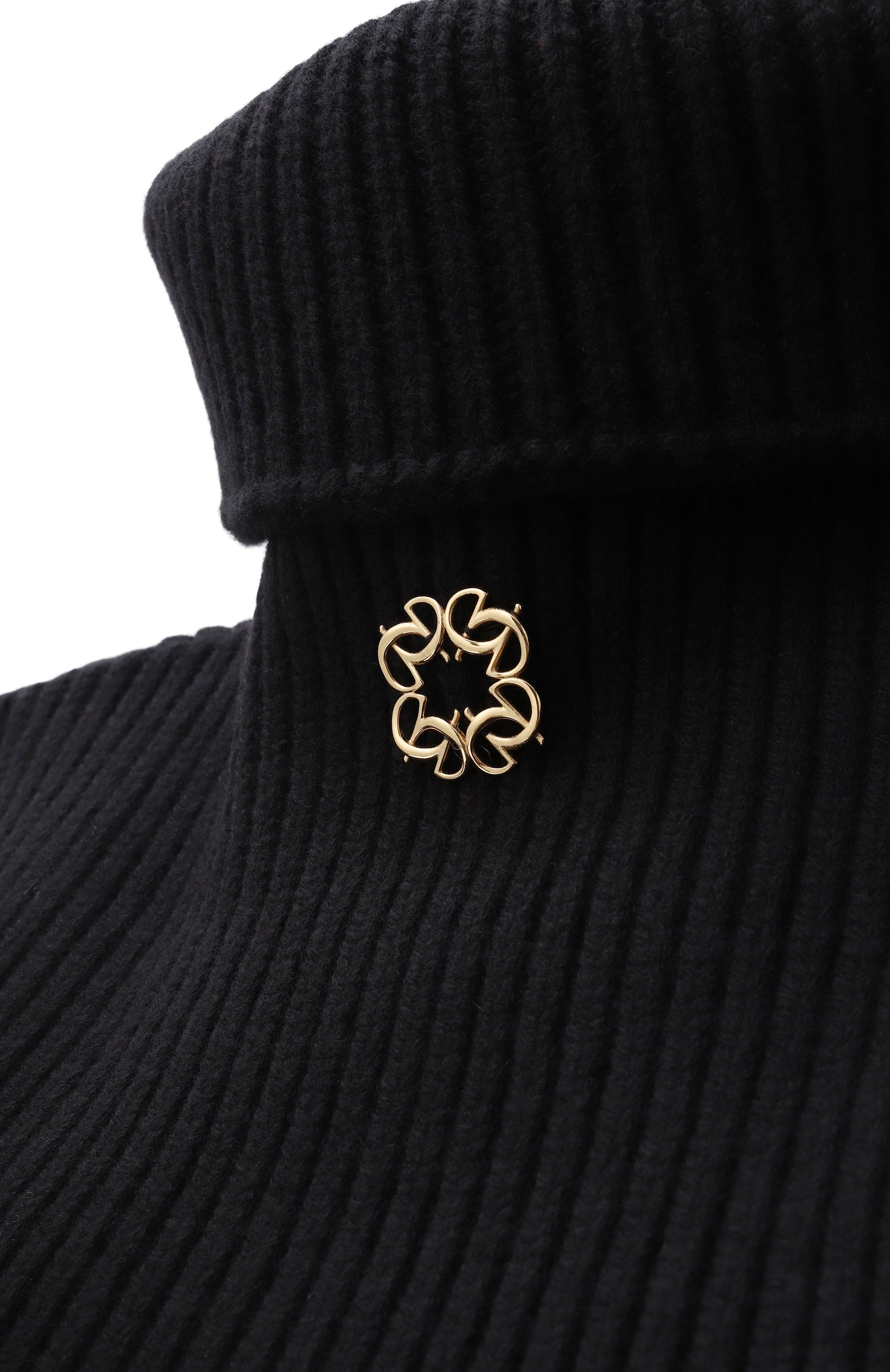 Манишка из шерсти и кашемира ELIE SAAB, арт. SC002NF25CK010, фото 4