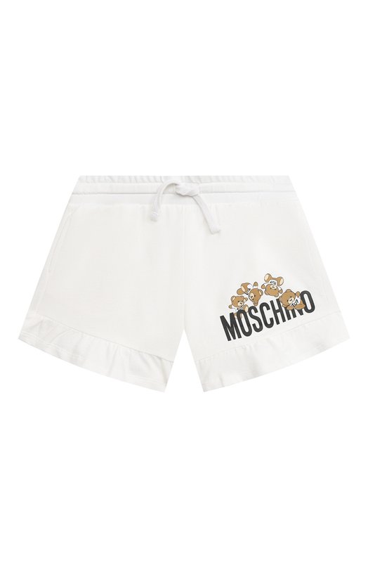 

Хлопковые шорты Moschino, Белый
