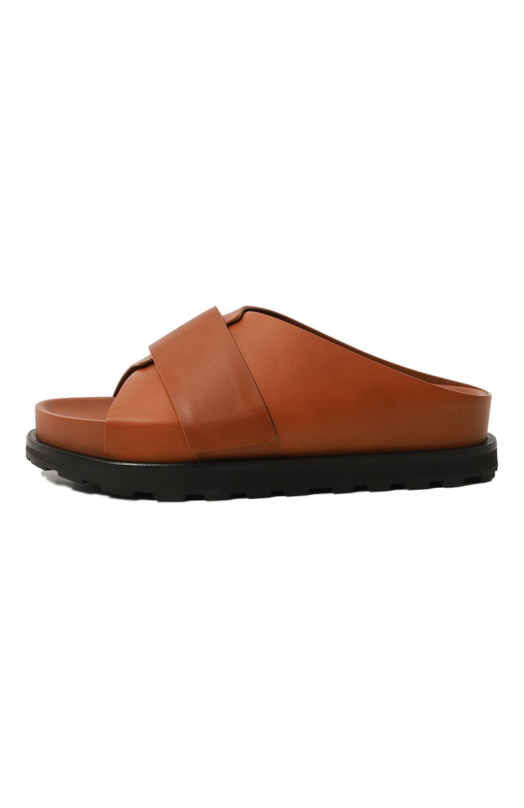 Кожаные шлепанцы JIL SANDER, арт. J50WX0003/P0503, фото 1
