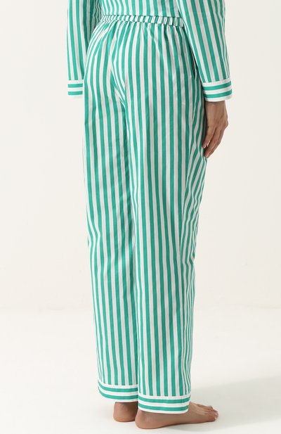 Хлопковая пижама в полоску YOLKE, арт. SS18-02C-HBS-EM, фото 5