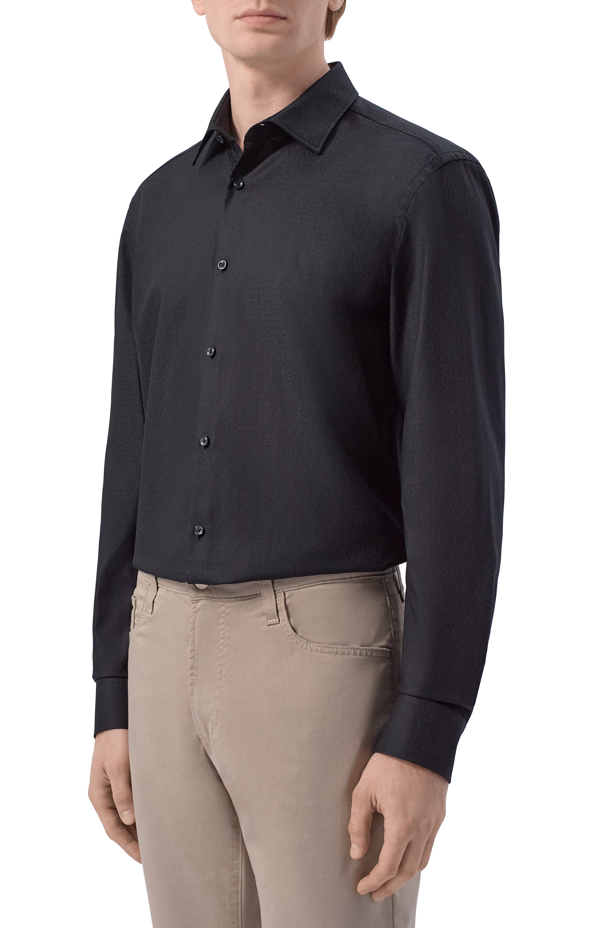 Хлопковая сорочка HUGO, арт. 50555295, фото 3