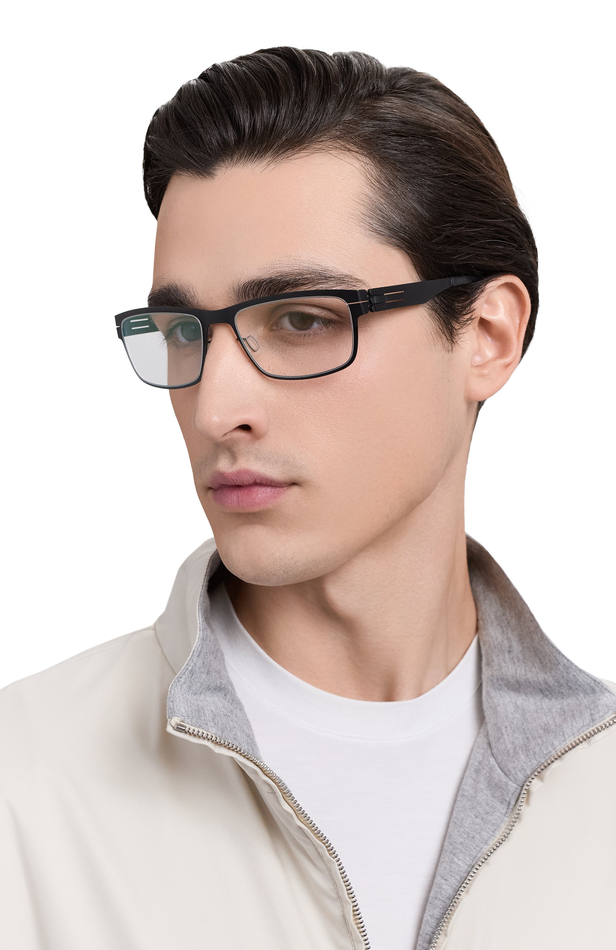 Оправа IC! BERLIN черного цвета по цене 64950 руб., арт. IB-THIL0 BLACK P0P-BLASTED, фото 2 Оправа IC! BERLIN, арт. IB-THIL0 BLACK P0P-BLASTED, фото 2