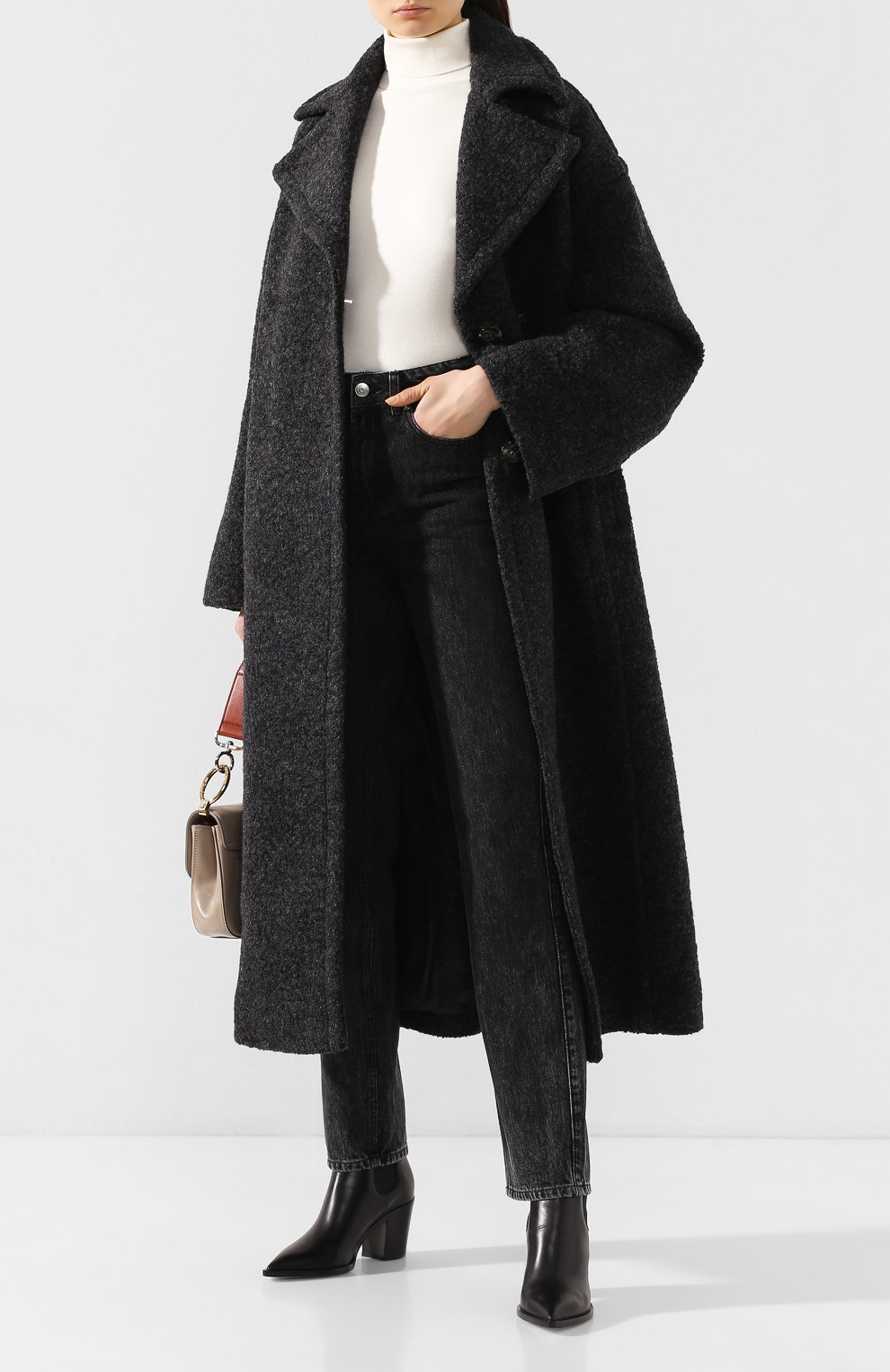 Пальто с поясом GANNI, арт. F4277, фото 2