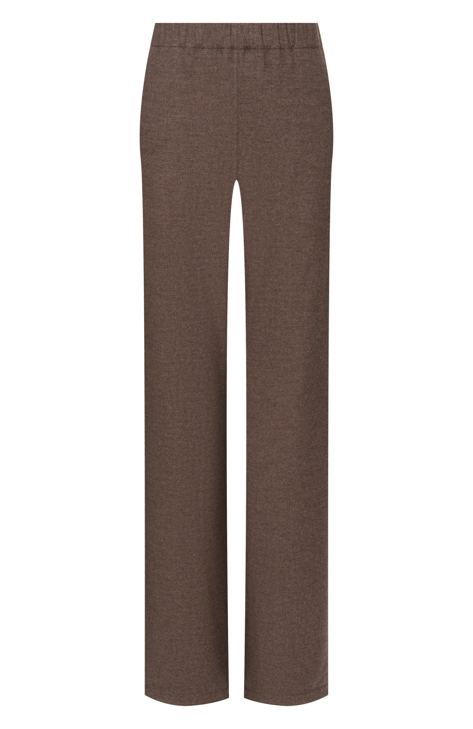 Хлопковые брюки EDOMO коричневого цвета по цене 31900 руб., арт. T006023NY26W, фото 1 Хлопковые брюки EDOMO, арт. T006023NY26W, фото 1