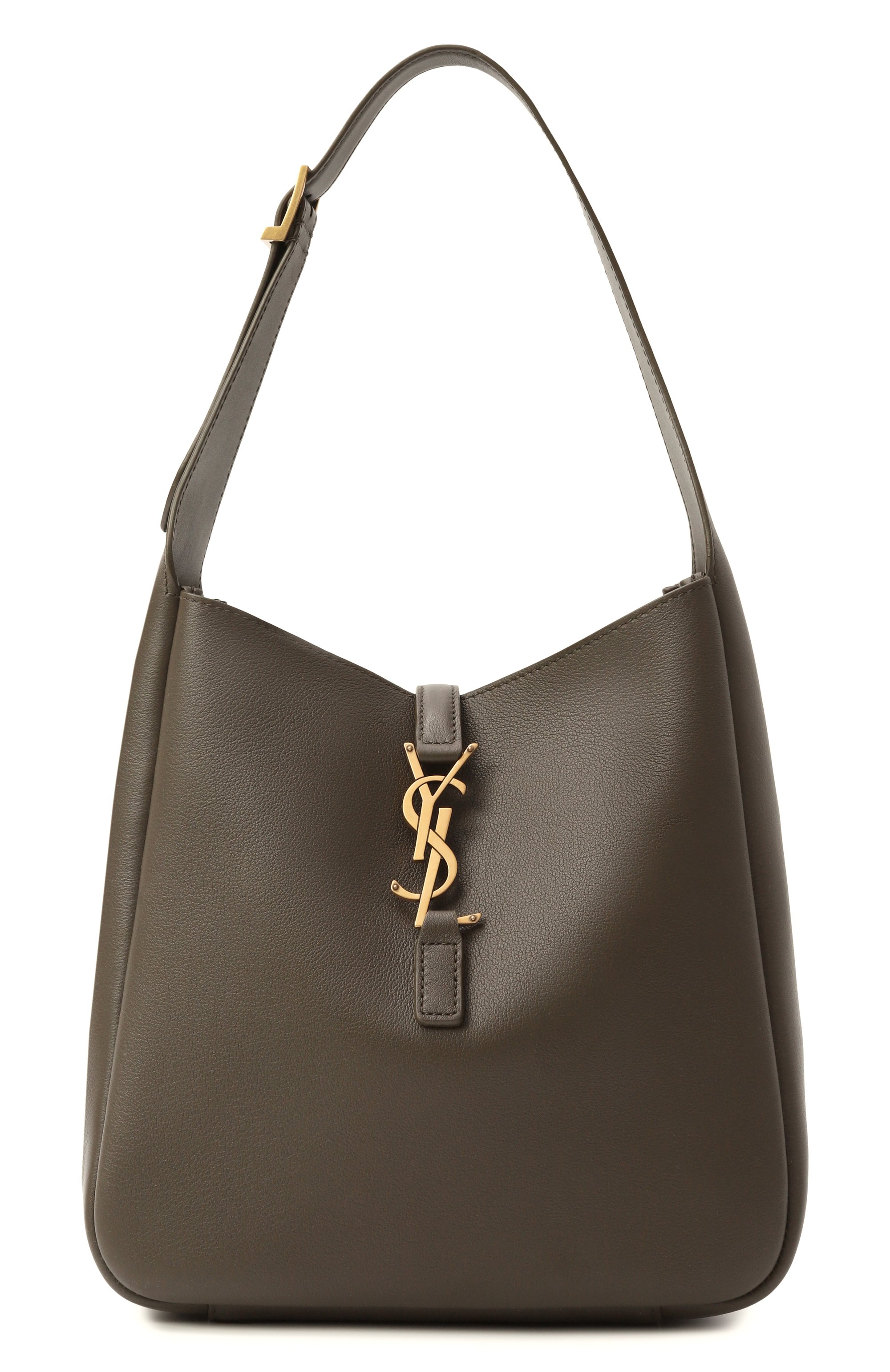 Сумка le 5 à 7 small SAINT LAURENT хаки цвета по цене 346500 руб., арт. 713938/AAAUQ, фото 1 Сумка le 5 à 7 small SAINT LAURENT, арт. 713938/AAAUQ, фото 1