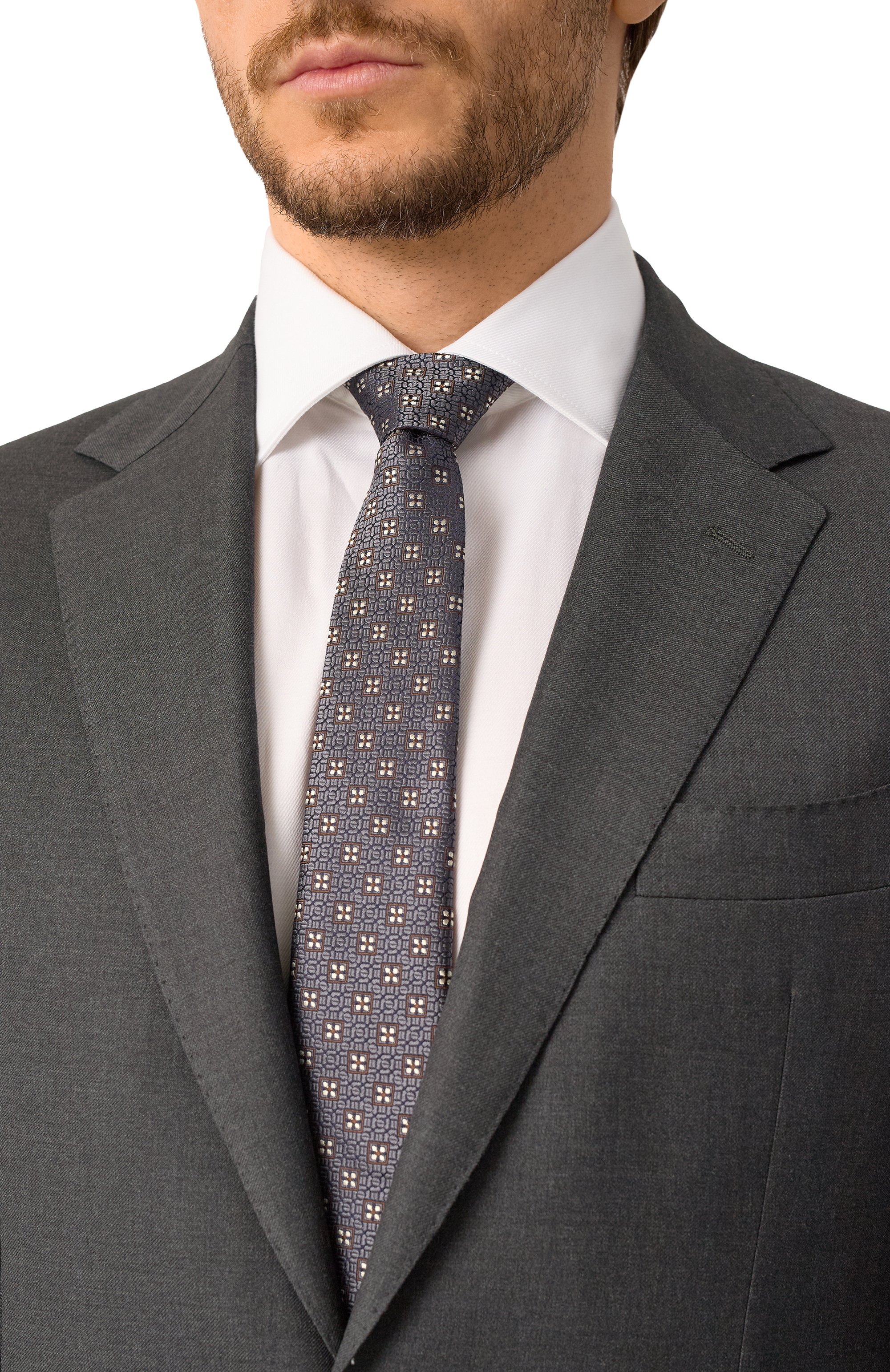 Шелковый галстук CANALI, арт. 18/HJ04195, фото 2