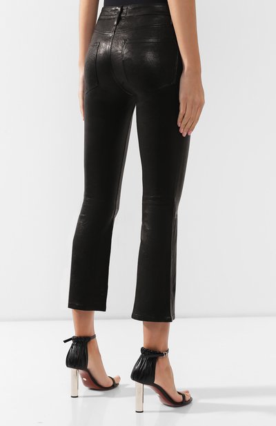 Кожаные брюки FRAME DENIM черного цвета по цене 99500 руб., арт. LWLT0171, фото 4 Кожаные брюки FRAME DENIM, арт. LWLT0171, фото 4