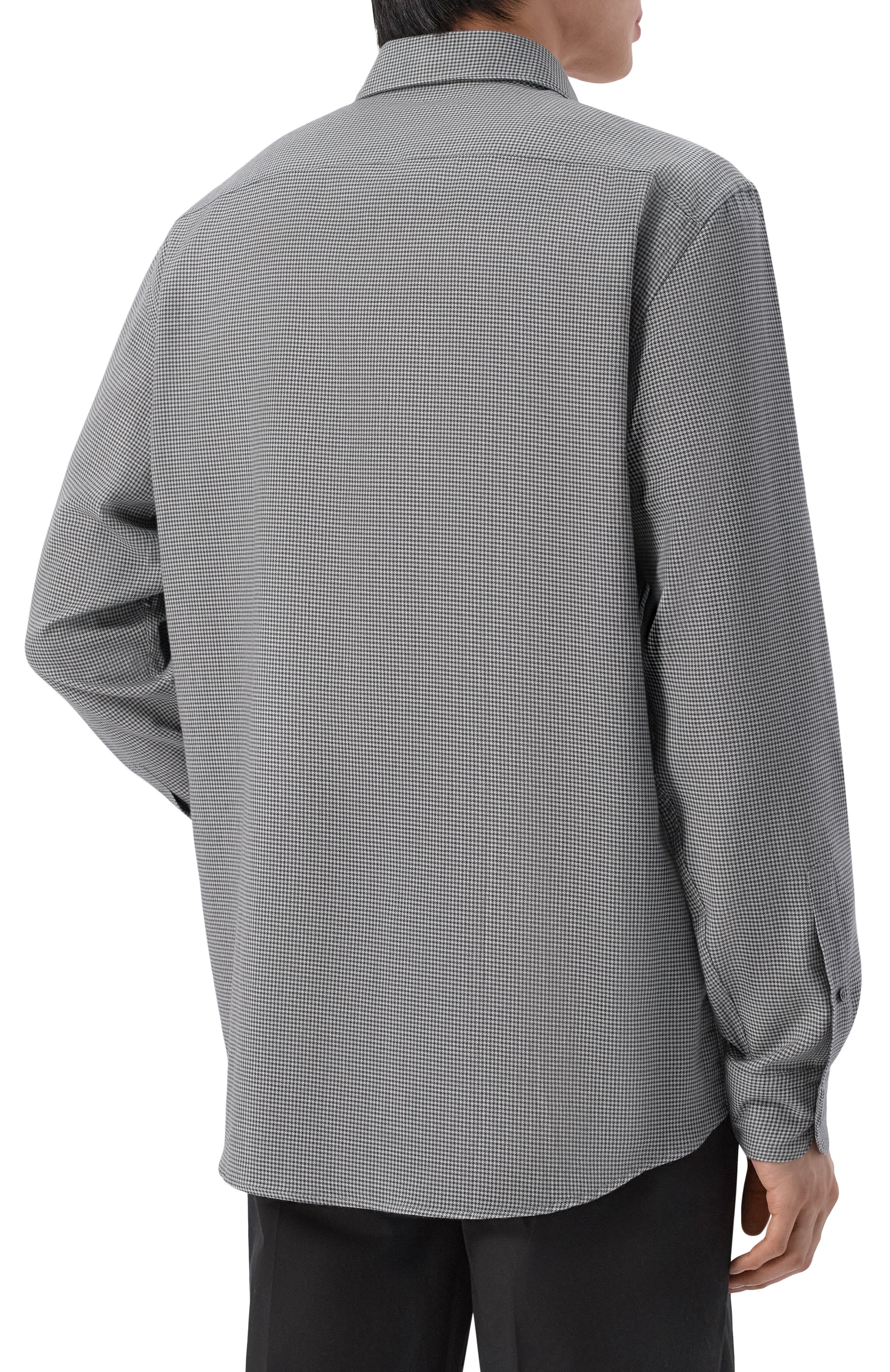 Рубашка из хлопка и кашемира ZEGNA, арт. SRF5/UEX45A8, фото 4