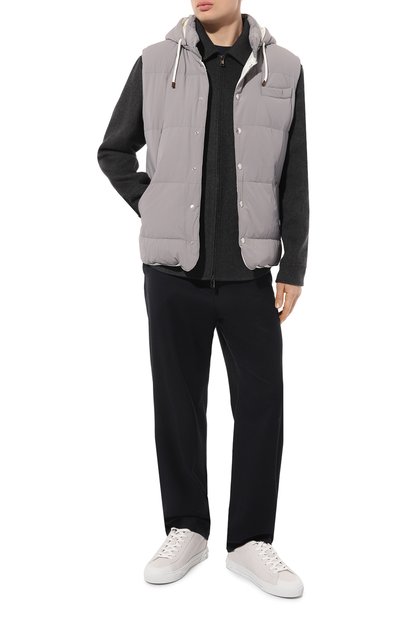 Пуховый жилет BRUNELLO CUCINELLI, арт. MM4031162, фото 2