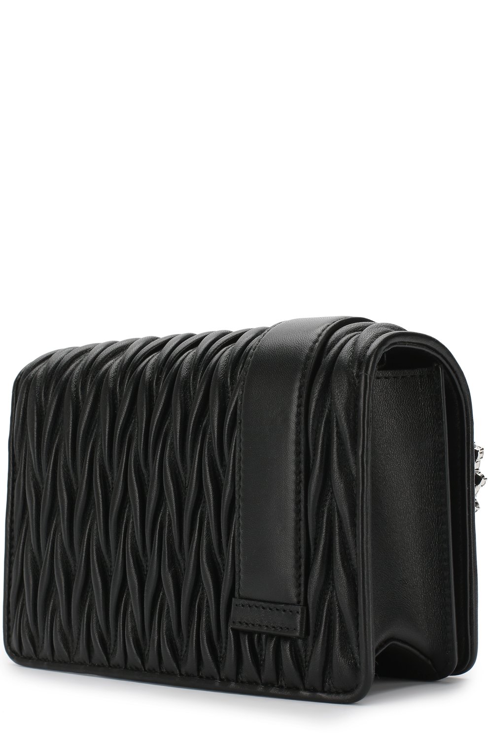 Сумка с брошью на цепочке MIU MIU, арт. 5BF068-N88-F0002-OJO, фото 2