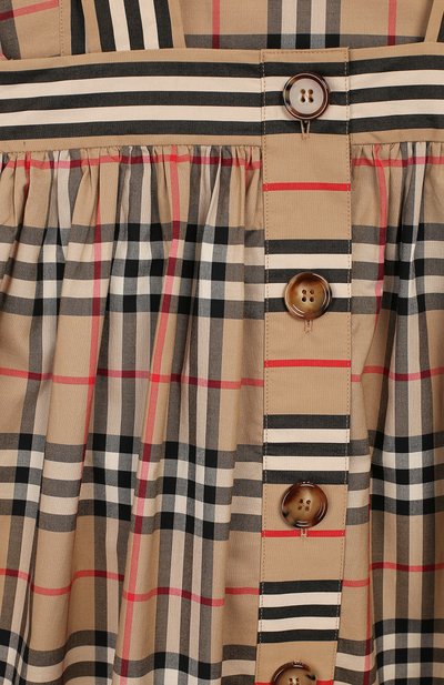 Хлопковый сарафан BURBERRY, арт. 8028459, фото 3