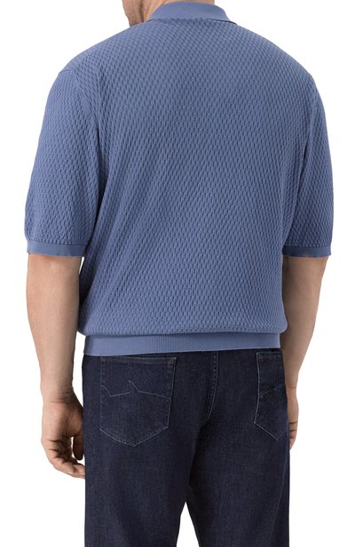 Хлопковое поло CORTIGIANI, арт. 4AS121, фото 4