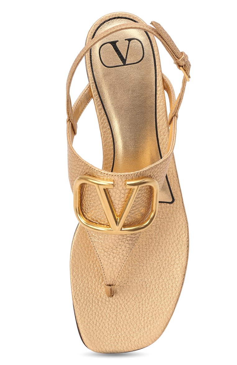 Кожаные сандалии vlogo signature VALENTINO, арт. XW2S0EA7/AQL, фото 1