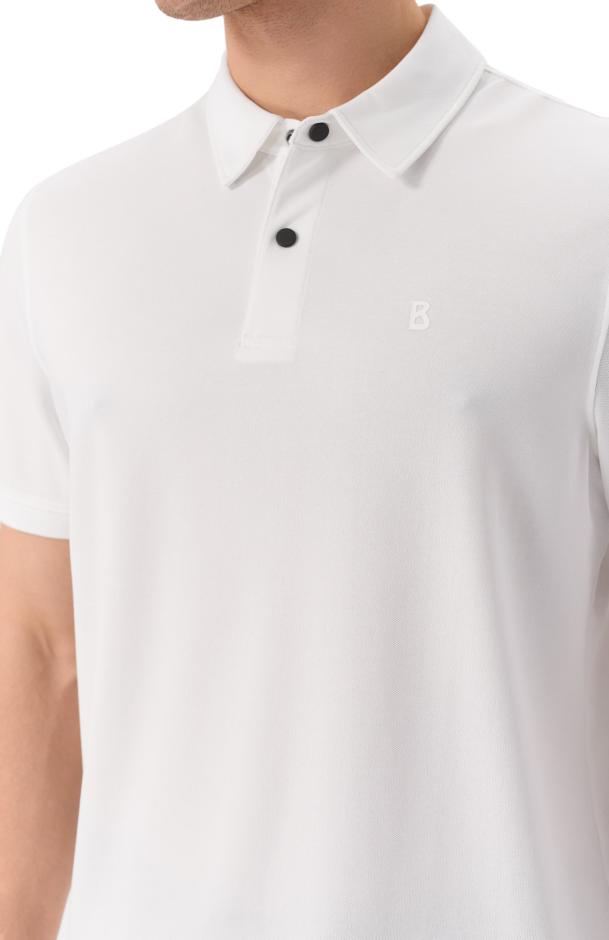 Поло BOGNER белого цвета по цене 15400 руб., арт. 58162727, фото 5 Поло BOGNER, арт. 58162727, фото 5