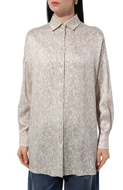 Шелковая рубашка AGNONA, арт. TD0605E/SS001E, фото 3
