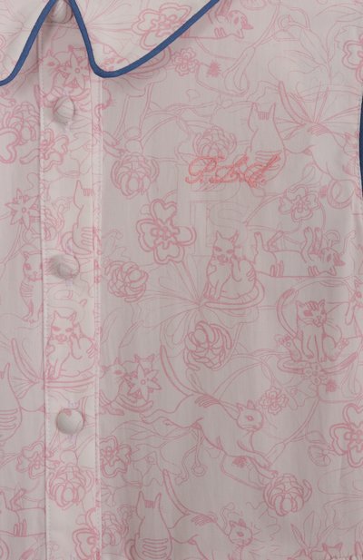 Хлопковое платье PHILOSOPHY DI LORENZO SERAFINI KIDS, арт. I1E904/5609/4-10, фото 3