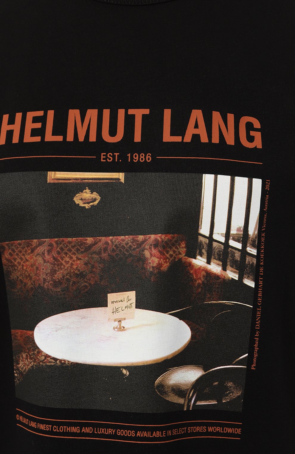 Хлопковая футболка HELMUT LANG, арт. M05HM526, фото 5